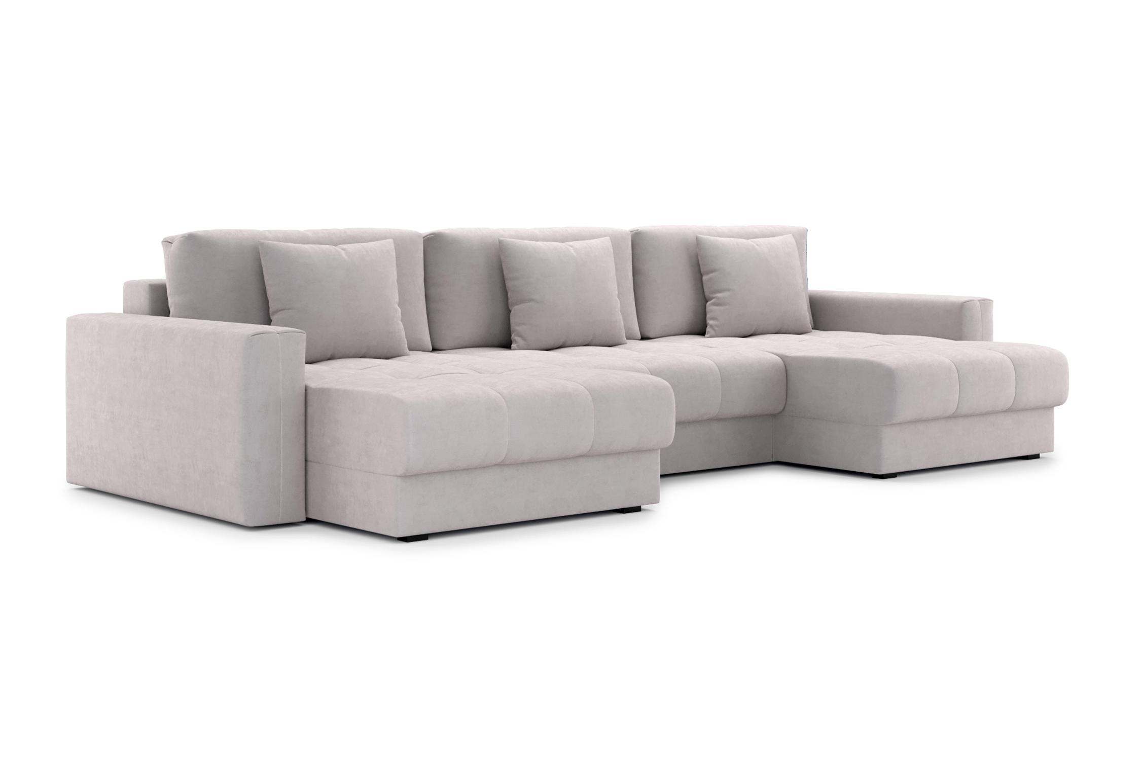 Диван п-образный тик-так Монарх М1O2 бежевый