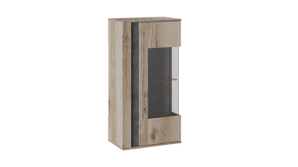 Шкаф Навесной «Брайтон» (Камень/Дуб Делано)/Ш-594 × В-1162 × Г-387 мм