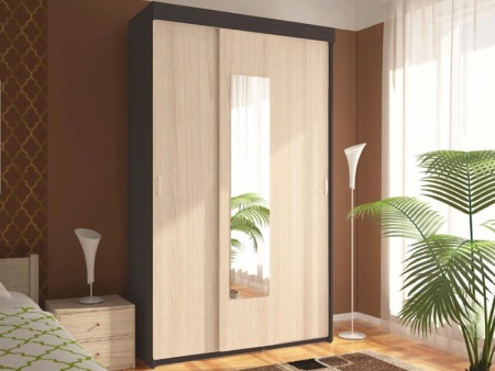 Шкаф-Купе Комфорт-9 (Ш-1300 × В-2000 × Г-520 мм)/Разные Цвета