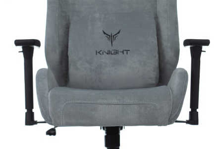 Кресло игровое Бюрократ Knight N1 серо-голубое