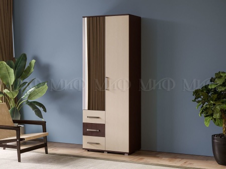 Шкаф 2-х Створчатый  Бостон (Ш-800 мм x В-2120 мм x Г-470 мм)/Разные Цвета